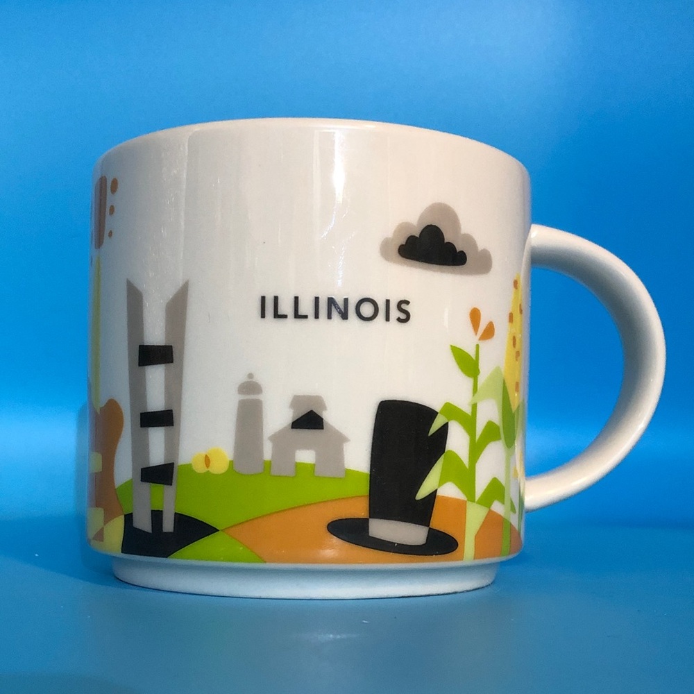 Starbucks Illinois YOU ARE HERE mug